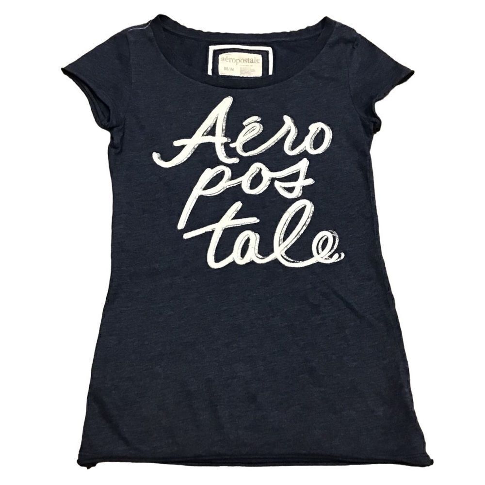 Aeropostale Blue Logo Tee
